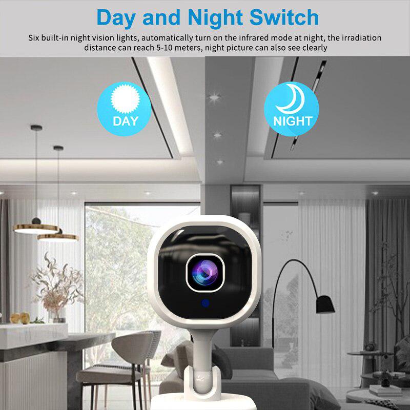 A3 WiFi Surveillance Camera 1080P with Two-Way Intercom & Night Vision | Mini Home Smart Security Monitor